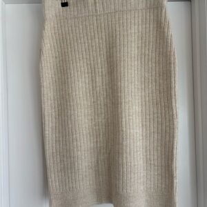 LOFT Ribbed Knit Skirt